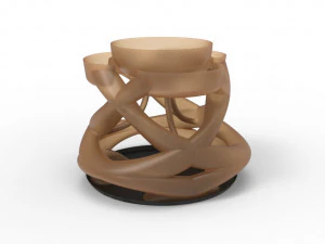 Interwoven vase 3D Model