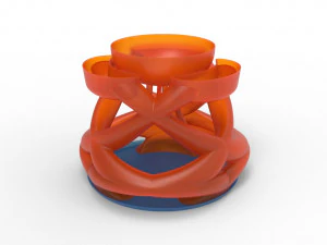 Interwoven vase 3D Model