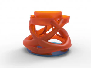 Interwoven vase 3D Model
