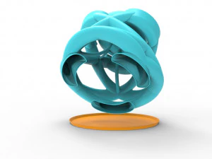Interwoven vase 3D Model
