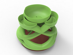 Interwoven vase 3D Модель