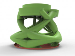 Interwoven vase 3D Model