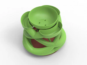Interwoven vase 3D Model