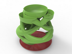 Interwoven vase 3D Модель