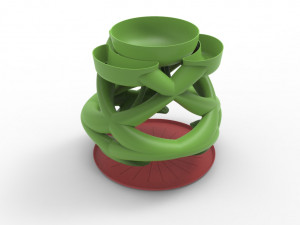 Interwoven vase 3D Модель