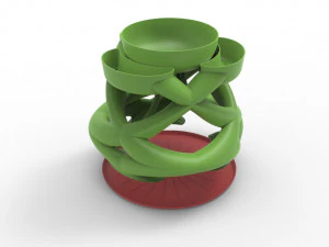 Interwoven vase 3D Model