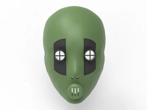 Bols Mask Akame Ga Kill 3D Modell