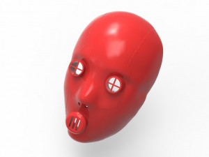 Bols mask akame ga kill Modelo 3D