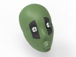 Bols mask akame ga kill Modelo 3D