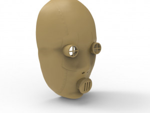 Bols mask akame ga kill Modelo 3D