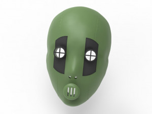Bols mask akame ga kill Modelo 3D