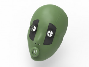 Bols mask akame ga kill Modelo 3D