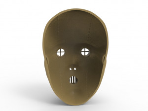 Bols mask akame ga kill Modelo 3D