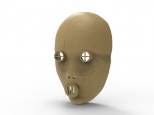 Bols mask akame ga kill Modelo 3D