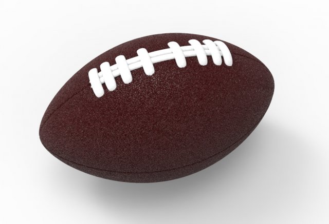 Ball - American football rugby 3D मॉडल .c4d .max .obj .3ds .fbx .stl .blend 