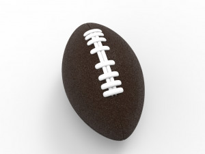 Ball - American football rugby 3D मॉडल