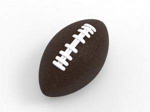 Ball - American football rugby 3D मॉडल