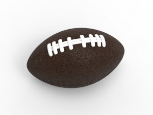 Ball - American football rugby 3D मॉडल