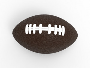 Ball - American football rugby 3D मॉडल