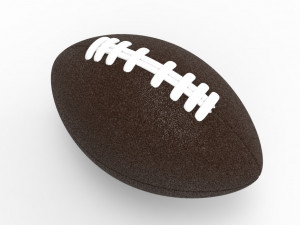 Ball - American football rugby 3D मॉडल
