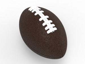 Ball - American football rugby 3D मॉडल