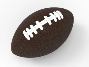 Ball - American football rugby 3D Model