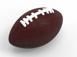 Ball - American football rugby 3D Model