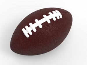 Ball - American football rugby 3D मॉडल