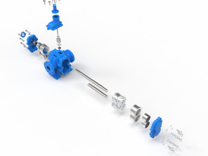 Hydraulic gear pump 3D Modell