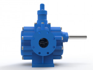 Hydraulic gear pump 3D Modell