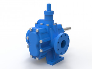 Hydraulic gear pump 3D Modell