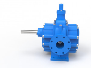 Hydraulic gear pump 3D Modell