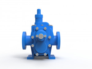 Hydraulic gear pump 3D Modell