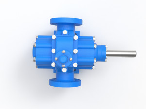 Hydraulic gear pump 3D Modell
