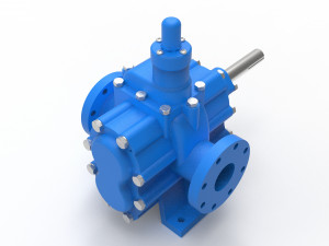 Hydraulic gear pump 3D Modell