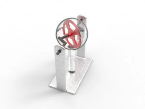 Wobbling disk mechanism 3D Model