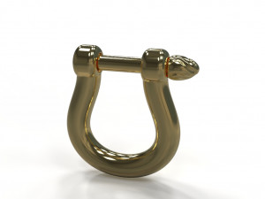 U clasp lock 3D Model