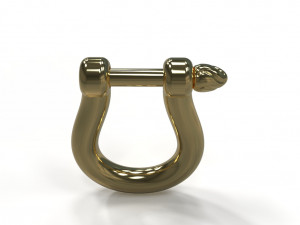 U clasp lock 3D Model