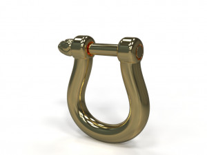 U clasp lock 3D Model