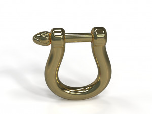 U clasp lock 3D Model