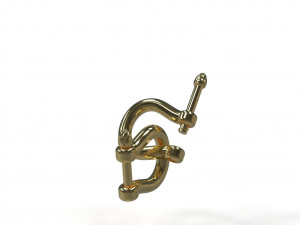 U clasp lock 3D Model