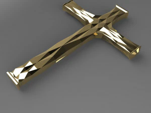 Geometric cross 3D Model