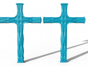 Geometric cross 3D 모델