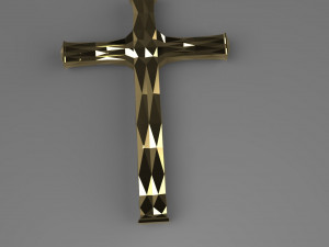Geometric cross 3D 모델
