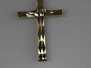 Geometric cross 3D Model