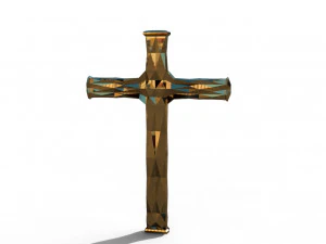 Geometric cross 3D Model