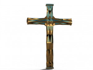 Geometric cross 3D 모델
