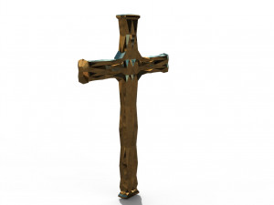 Geometric cross 3D 모델