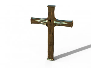Geometric cross 3D Model