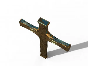 Geometric cross 3D Model